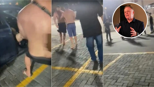 Soldado da Polícia Militar foi preso após agredir a companheira e desacatar colegas que tentaram conter as agressões, no bairro Jardim Camburi, em Vitória