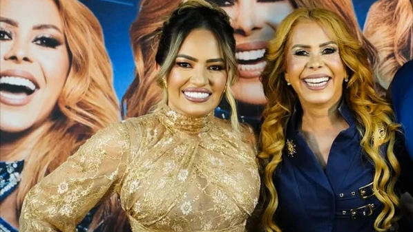 Natalia Sarraff divide o palco com a mãe em Cariacica em show que terá abertura do cantor Silfarley. Evento terá superprodução e repertório de sucessos