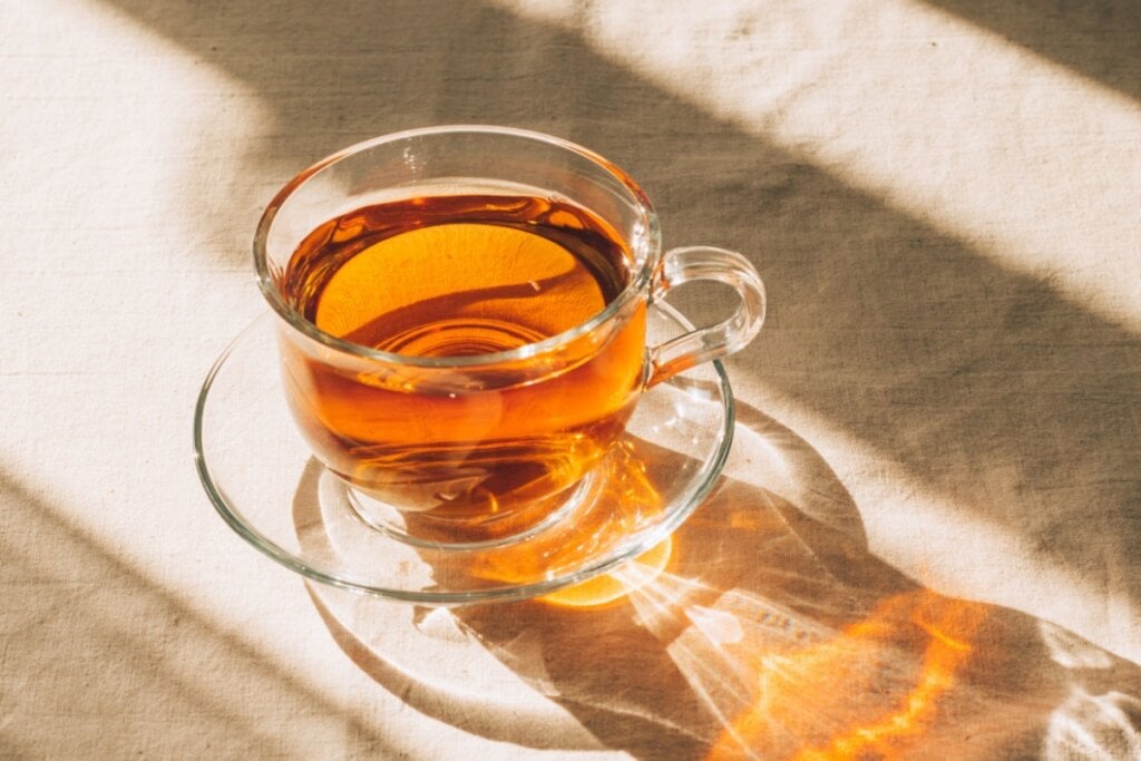 Chá de espinheira-santa com hortelã, camomila e erva-doce (Imagem: Natali Ximich | Shutterstock)