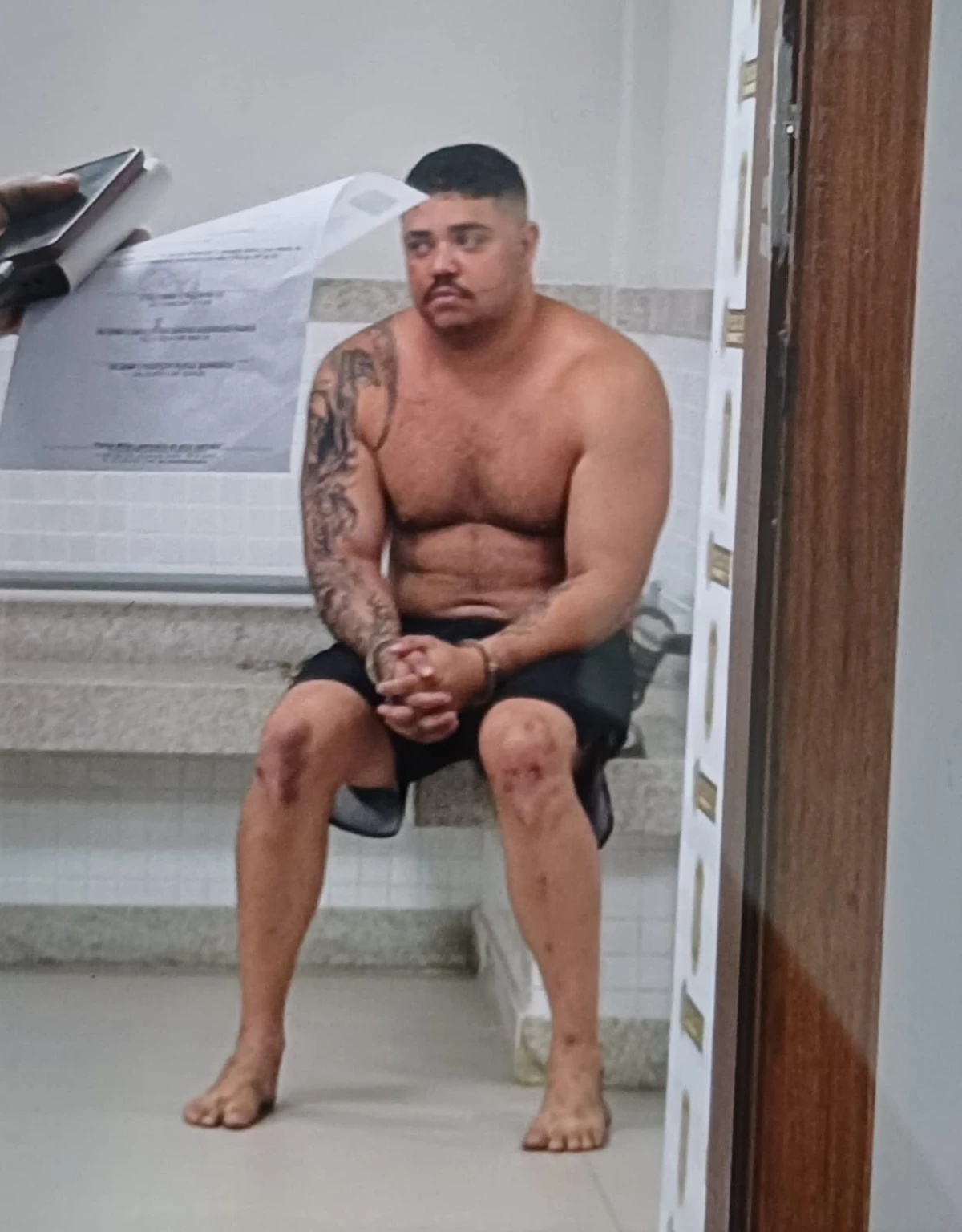 Marcelo Ramos Araújo, de 32 anos, agrediu a mulher, também soldado, e outros policiais 