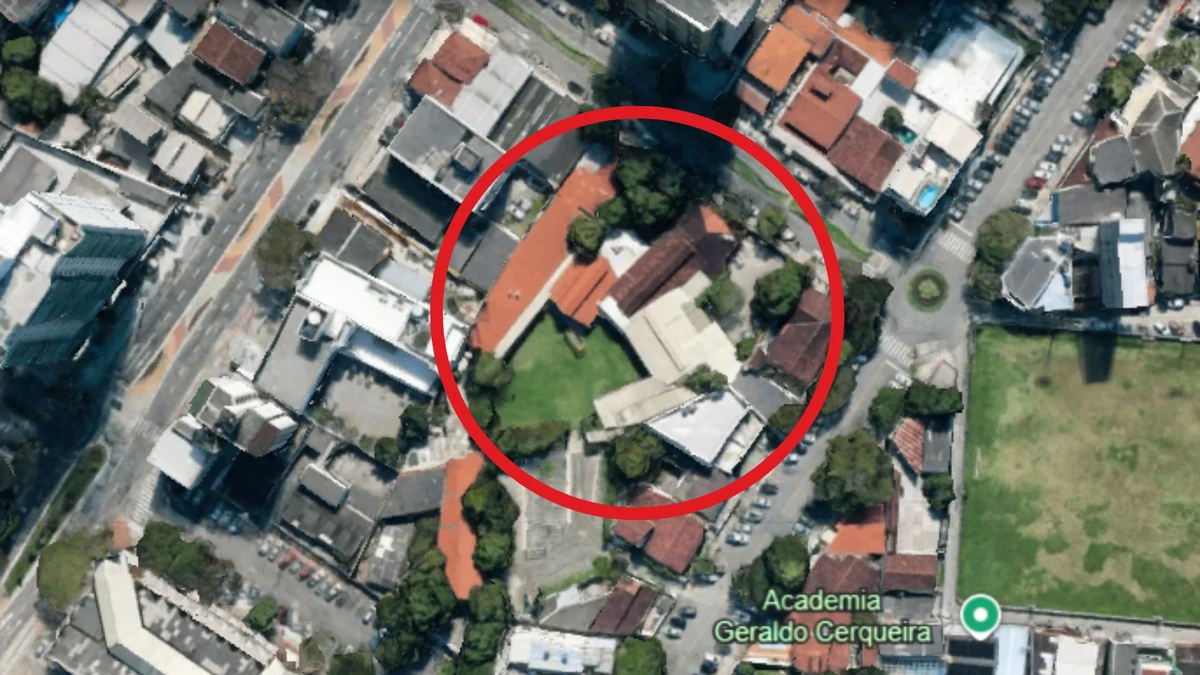 Vista aérea do Cerimonial Oásis, em Santa Lúcia, Vitória