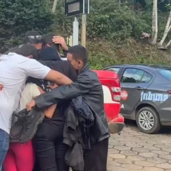 Jonathan Peixoto Ribeiro e Juliana Peixoto Ribeiro retornaram para a sede capixaba do Parque Nacional do Caparaó nesta quarta-feira (25), após quase 60 horas perdidos