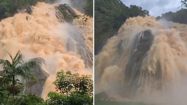 Cena foi registrada pela segunda vez em pouco mais de um mês no ponto turístico, localizado no Caparaó do Espírito Santo