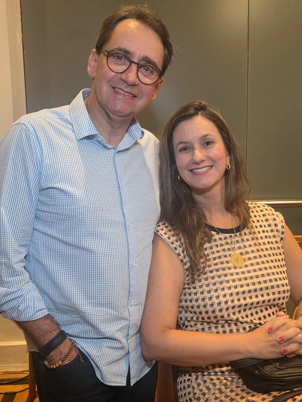 Álvaro Duboc e Sabrina Fajardo