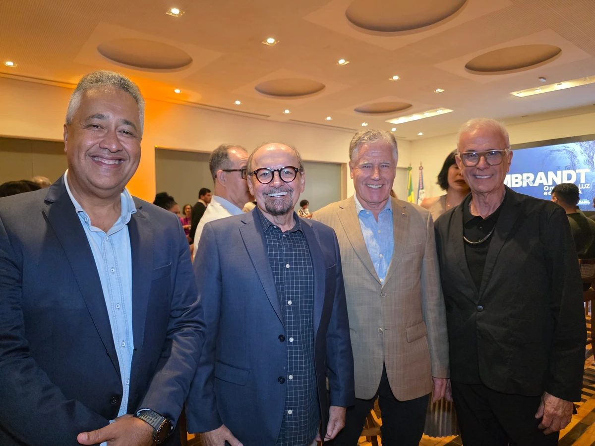 Cesar Pinto, Idalberto Moro, Andreas Schiltte e Ronaldo Barbosa 