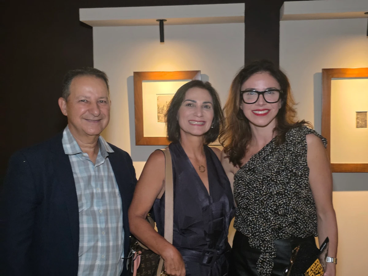 Fernado Saliba, Luzia Saliba e Maria Izabel Braga