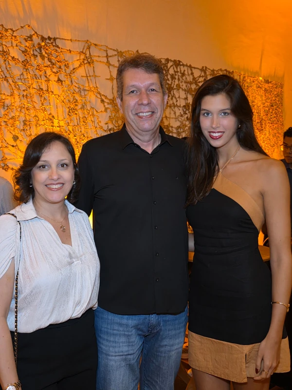 Luciana, Mauricio e Maria Fernanda Duque