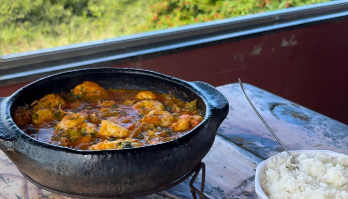 Moqueca capixaba do Restaurante do Izaías, em Urussuquara