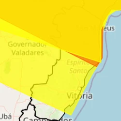 Virada de mês deve trazer chuva para quase todo o Espírito Santo; em alguns locais, pode chover até 100mm por dia