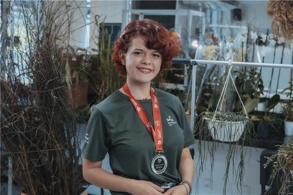 Amanda Mariano foi a primeira competidora surda das Competições Senac