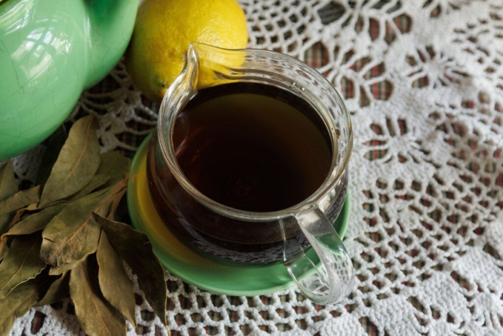 Chá de louro com limão-siciliano (Imagem: IMAGEN PUNTO DE LUZ | Shutterstock) 