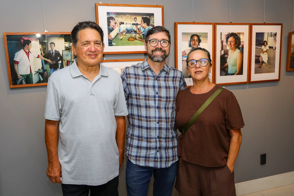 Luis Perim, Gabriel Lordello e Rosana Paste