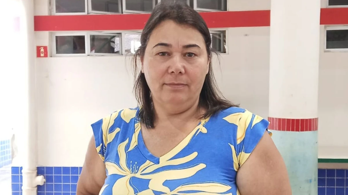 Professora Maria de Lourdes Coelho, que trabalha com educação especial em Afonso Cláudio