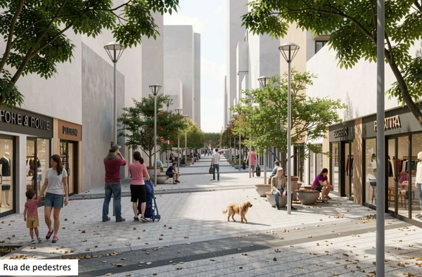 Projeto mostra como Ruas Gama Rosa e Sete de Setembro ficarão após reforma por Prefeitura de Vitória