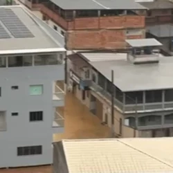 Município registrou 121,4 mm de chuva em 24 horas; apesar dos transtornos, não houve registro de desabrigados e desalojados