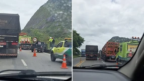 Acidente entre quatro veículos deixou feridos na BR 101 em Ibiraçu