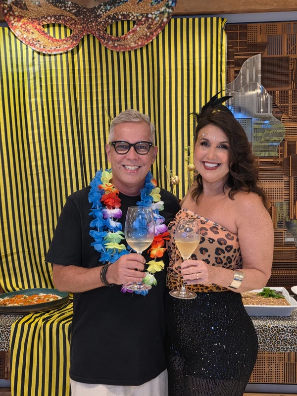 André Hees e Renata Rasseli