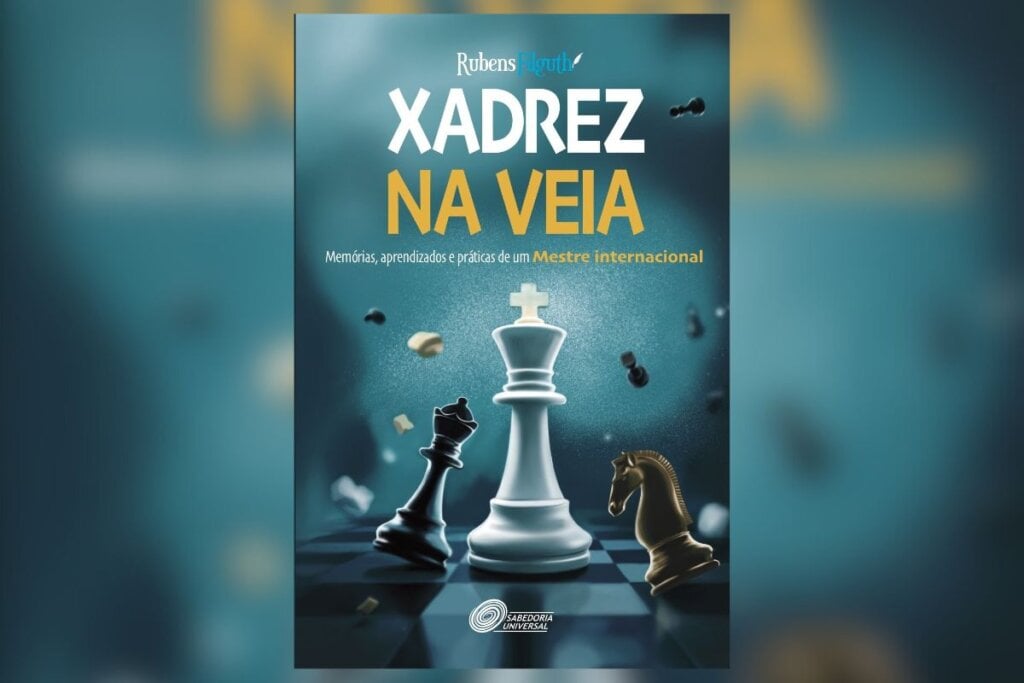 “Xadrez na veia” convida o leitor a mergulhar na mente de um homem que dedicou a vida a decifrar os padrões do sucesso (Imagem: Divulgação | Sabedoria Universal)