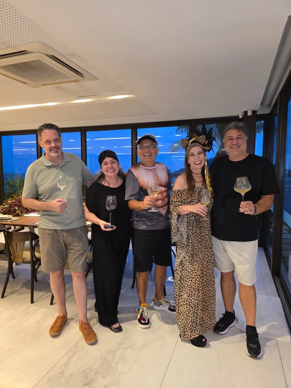 Emmanuel Claeys e Bia Delmaestro, Augusto Pacheco, Edilene Chieppe e Vicente Jorge