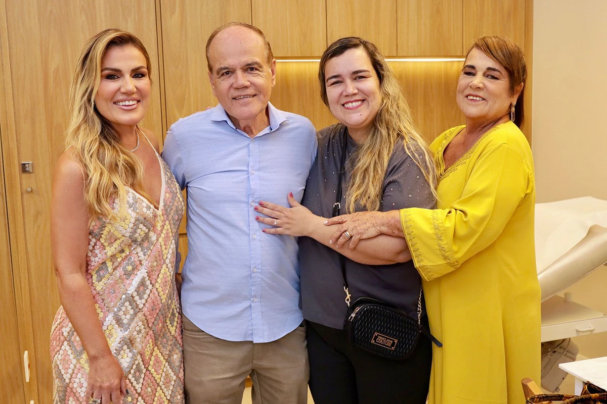 Dra. Priscila Passamani, Cilas Reis, Mariana Passamani, Arlete Passamani