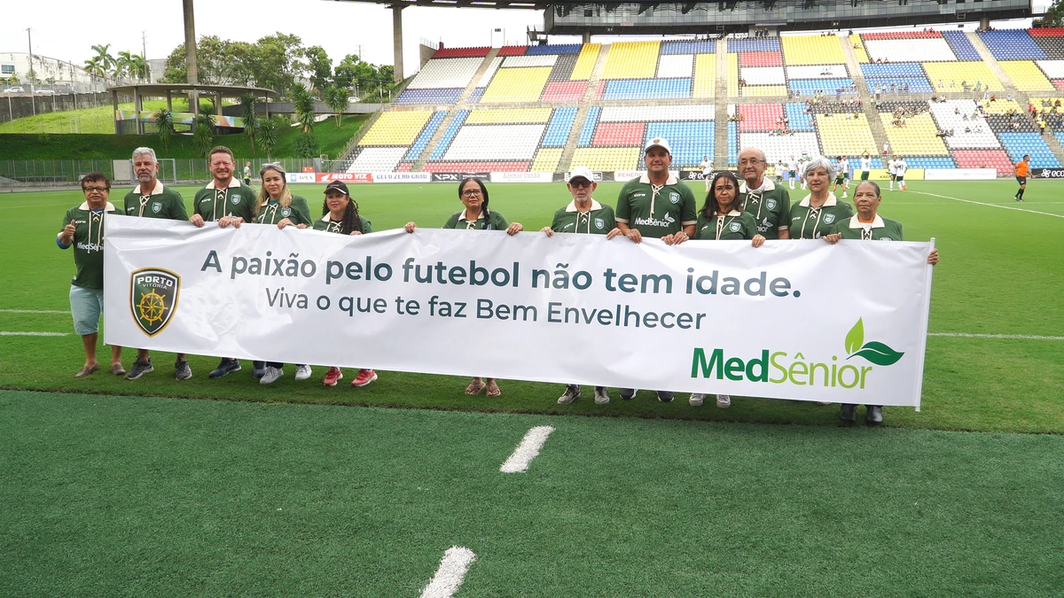 MedSênior leva idosos ao gramado no Capixabão