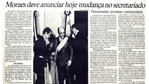 Desde 1986, todos os governadores do Estado começaram e concluíram o mandato; atual governador deixará o cargo em abril, para disputar vaga no Senado