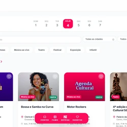 Nova versão é mais moderna, gratuita e permite favoritar, compartilhar e acompanhar eventos todos os dias.