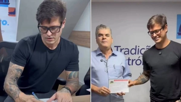 Filiação havia sido alvo de repúdio do MDB Mulher, que classificou o artista como agressor de mulheres em nota oficial