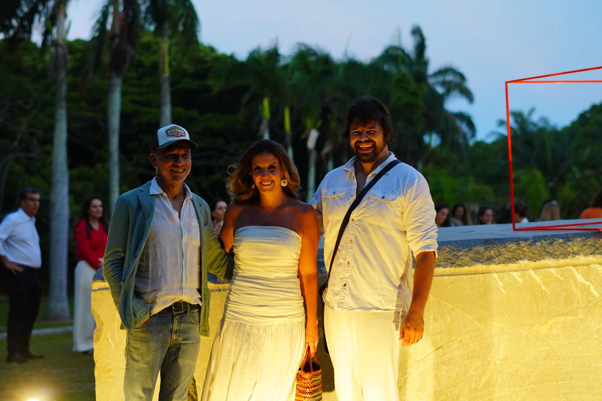 José Bechara, Lara Brotas e Omar Salomão