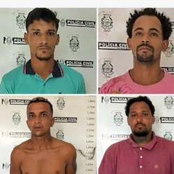 Suspeitos foram detidos durante cumprimento de mandados no Córrego Lagrimal, na zona rural do município