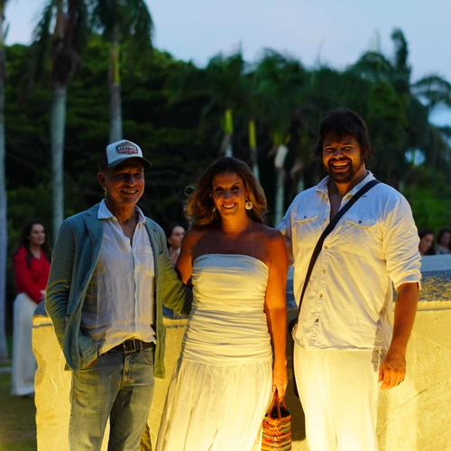 José Bechara, Lara Brotas e Omar Salomão