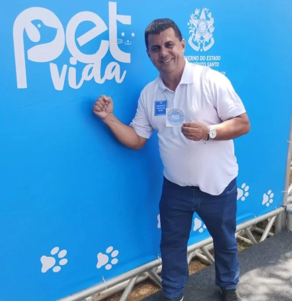 O vereador Jocemir da Enfermagem (Podemos) é o autor do projeto de lei do vira-lata caramelo