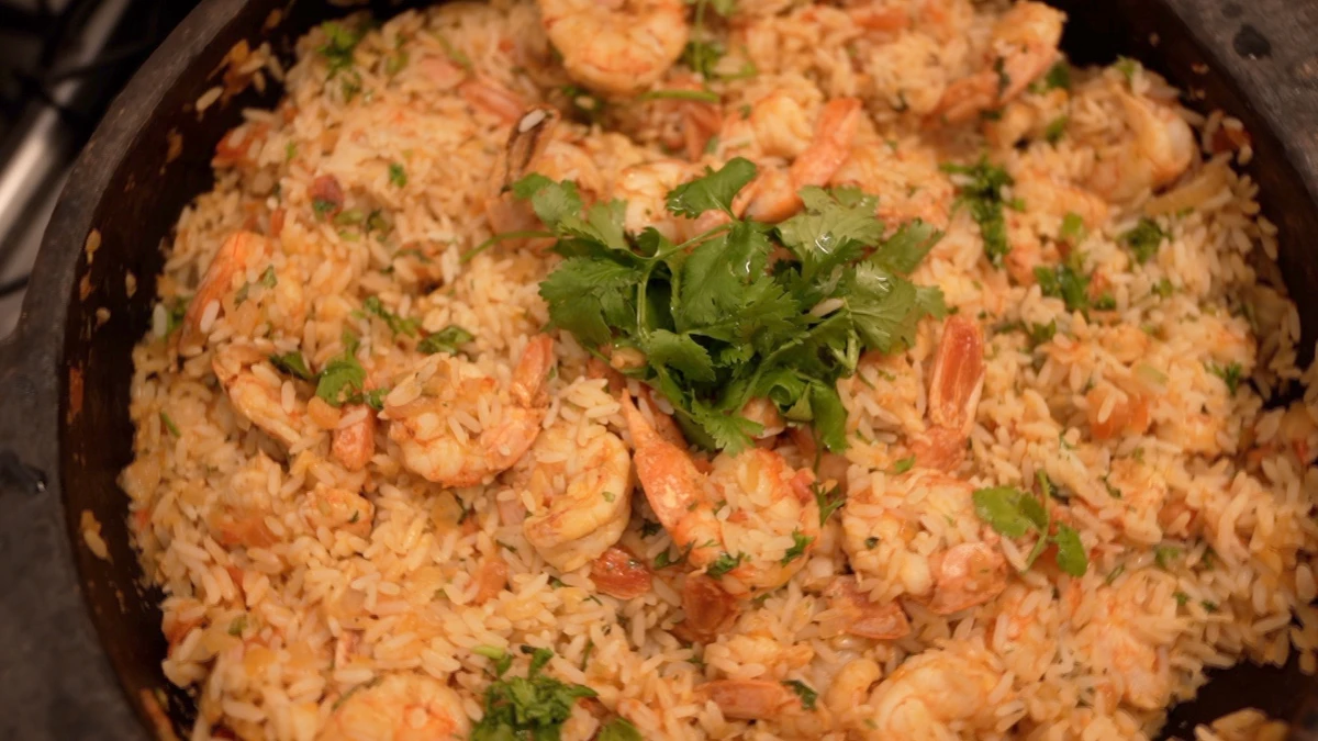 Arroz de camarão da chef Maritza é fácil, delicioso e ressalta sabores capixabas/Receita do primeiro episódio de Chef, Cozinha Pra Mim?