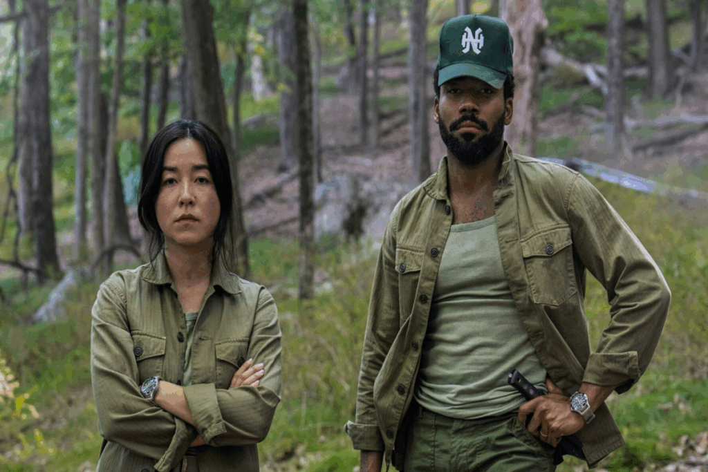 Em “Sr. e Sra. Smith”, dois desconhecidos precisam fingir um casamento enquanto cumprem missões perigosas (Imagem: Reprodução digital | Prime Video)