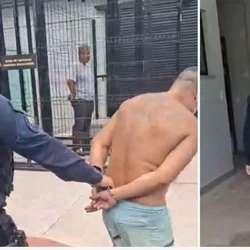 Homem de 51 anos teria agarrado e apalpado menina de 13 anos na Praia do Meio; familiares perceberam a situação e acionaram a guarda municipal