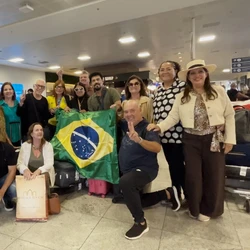 José Carlos Bergamin, que é vice-presidente da Fecomércio, estava no grupo que chegou na manhã deste domingo (8) a Vitória, após passar mais de uma semana em navio