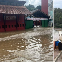 Locais mais afetados foram o Centro de Eventos Morangão, onde acontece a Festa do Morango, e a Avenida Modolo