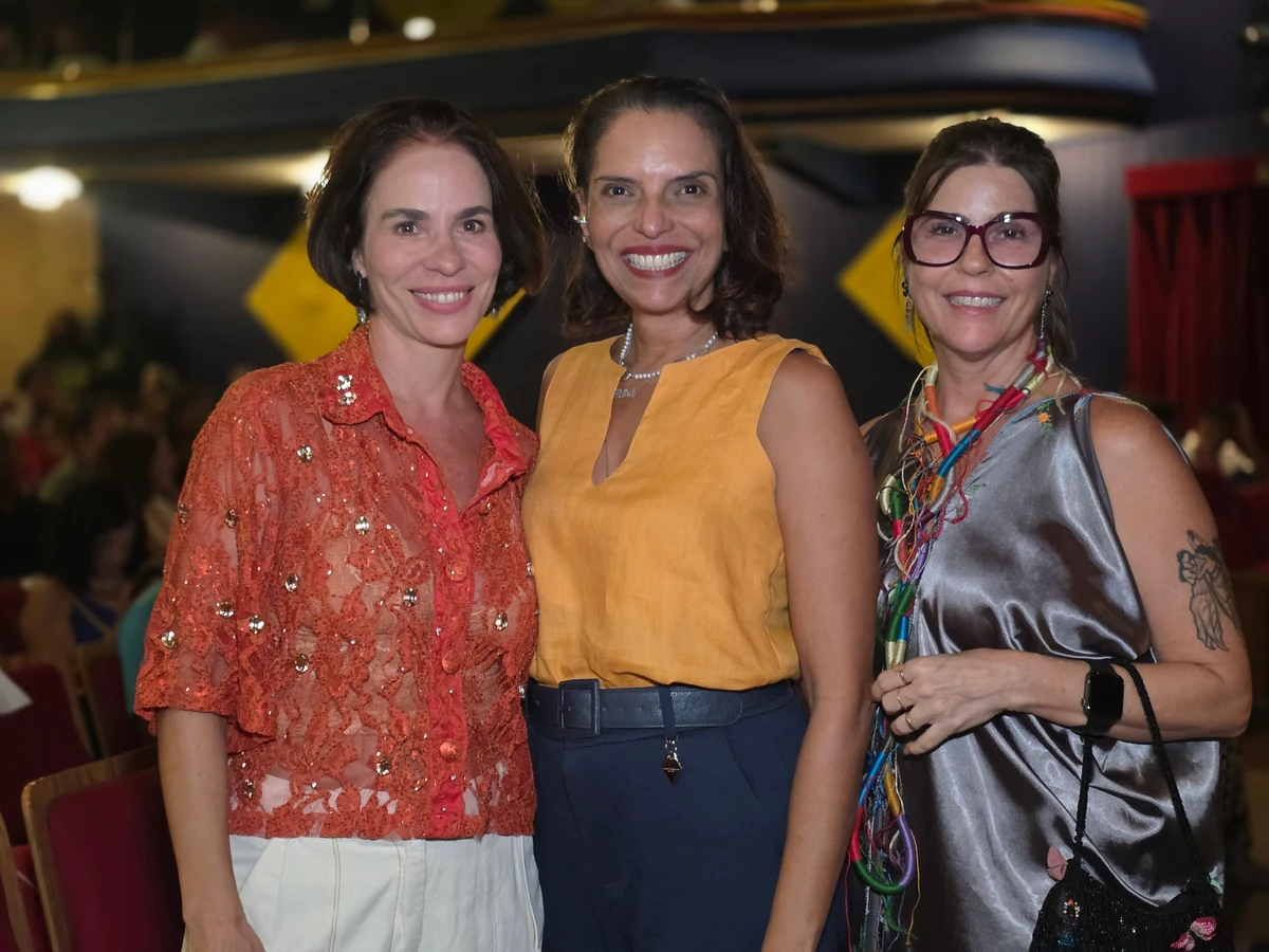 Juliana Vervloet, Bruna Medeiros e Elian Ramille