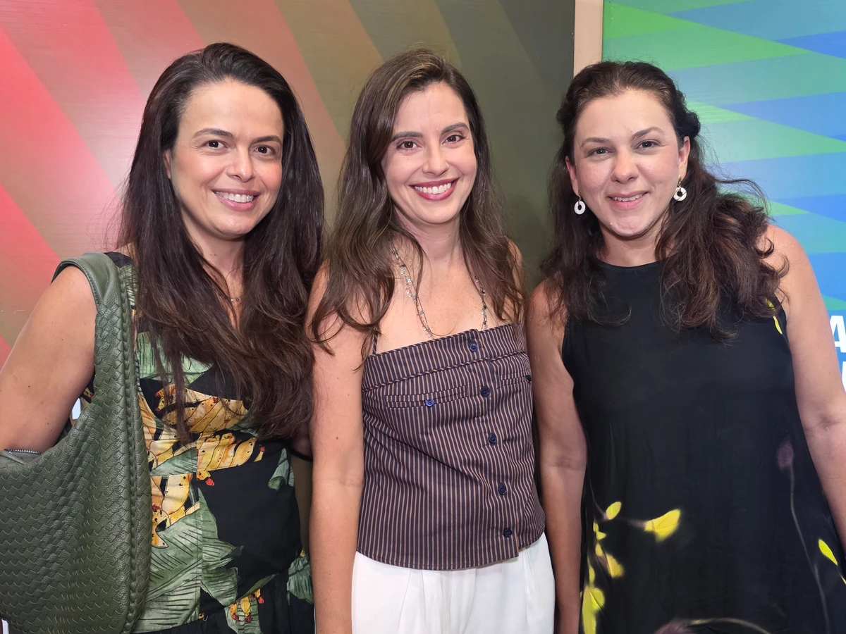 Mariana Gomes, Michelle Cabral e Laura Daher