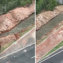 Moradores registraram o problema na segunda-feira (9) e Prefeitura de Vitória disse que situação foi resolvida nesta terça (10)