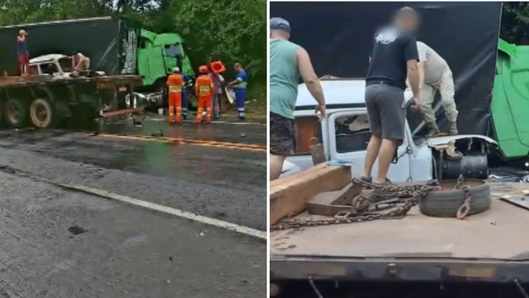 Batida ocorreu na manhã desta terça-feira (10), no km 390 da rodovia, no Sul do Espírito Santo