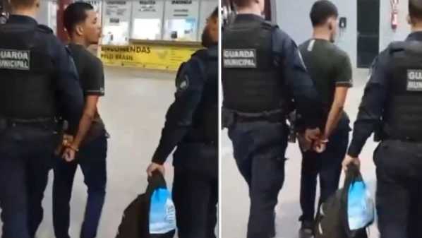 O homem de 24 anos esperava um ônibus com destino ao Rio de Janeiro quando foi abordado pela Guarda Municipal após ser identificado através do reconhecimento facial