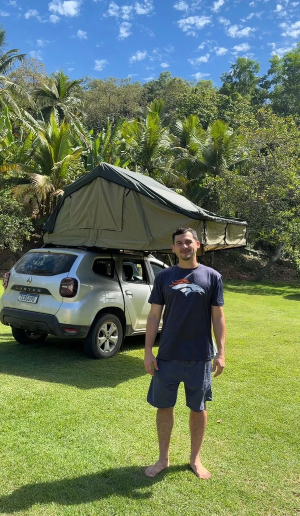 A barraca de teto vai acompanhar o apresentador em vários episódios