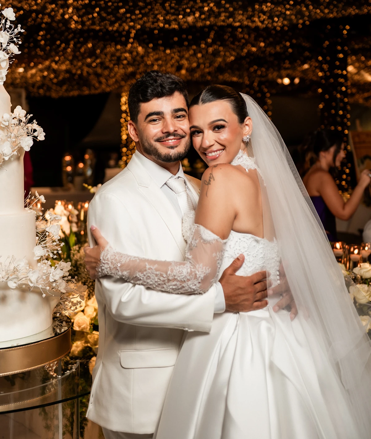 Guilherme Ribeiro e Izabelle Brandão
