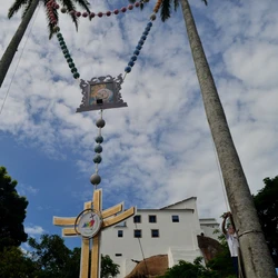 Tradição há quase três décadas, o objeto que enfeita o Campinho do Convento da Penha, em Vila Velha, já está sendo preparado para a edição de 2026
