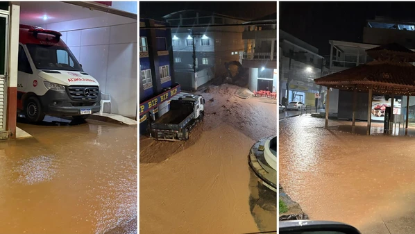 Em uma hora, município do Sul do Espírito Santo registrou 65 mm de chuva, mais que o dobro do previsto para todo o dia