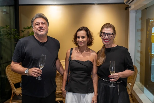 Vicente Jorge, Nádia Alcade e Edilene Chieppe