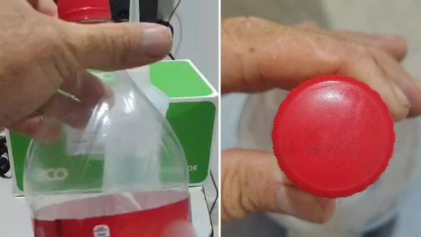 Entre as vítimas estão três crianças, uma adolescente e um adulto que relataram sentir um gosto metálico na boca após ingerir a bebida; a Polícia Civil investiga o caso