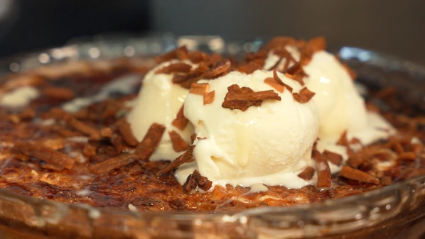 Sobremesa do programa "Chef, cozinha pra mim?", da TV Gazeta, foi feita com ovos e leite frescos de uma propriedade na Serra