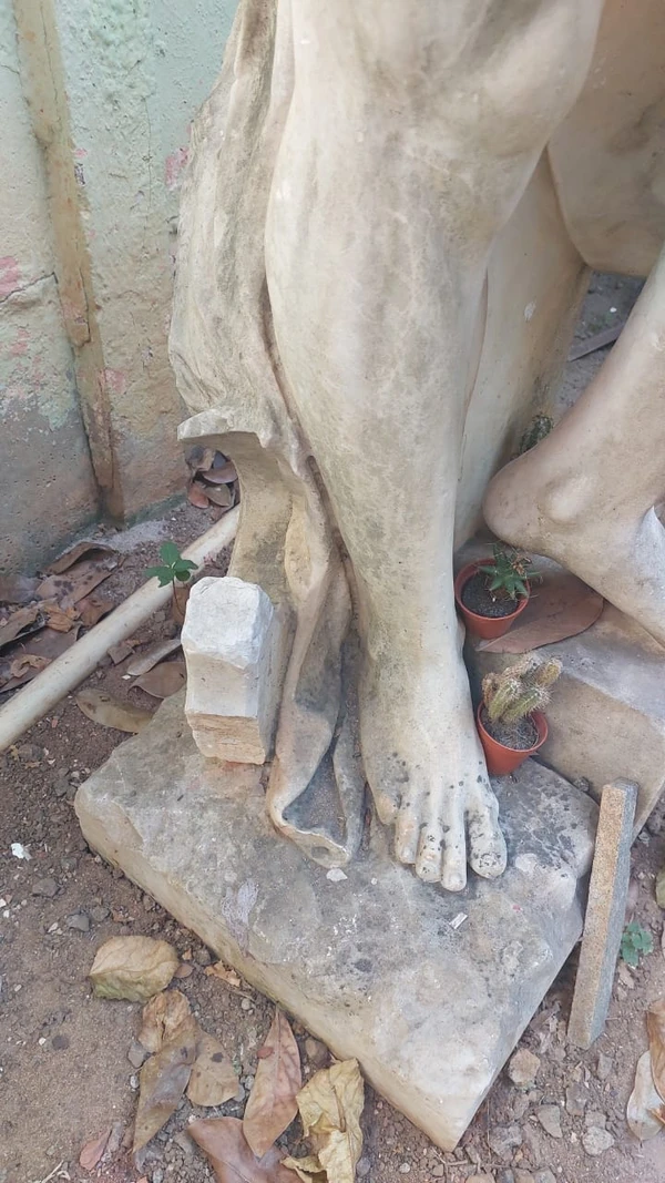 Escultura desaparecida do Centro de Vitória é reencontrada após mais de 40 anos por Arquivo pessoal